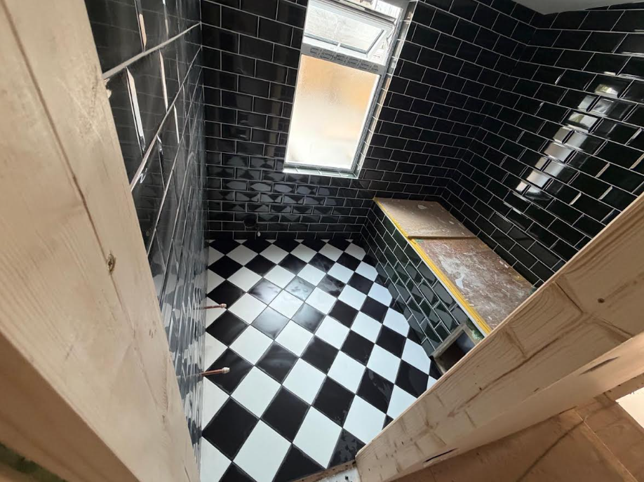 Finished bathroom tiling project — GT Tiles